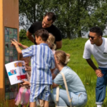 Foto van gezinsuitje familiedag activiteit in Venray Noord Limburg