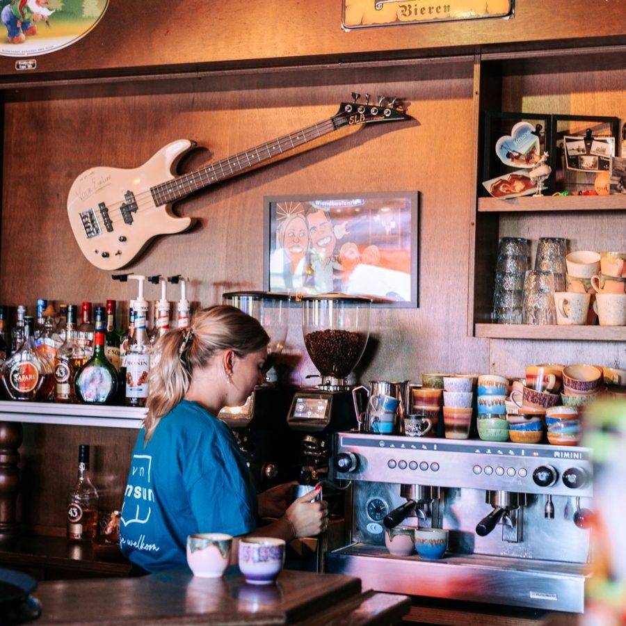 Koffie foto Bo achteren