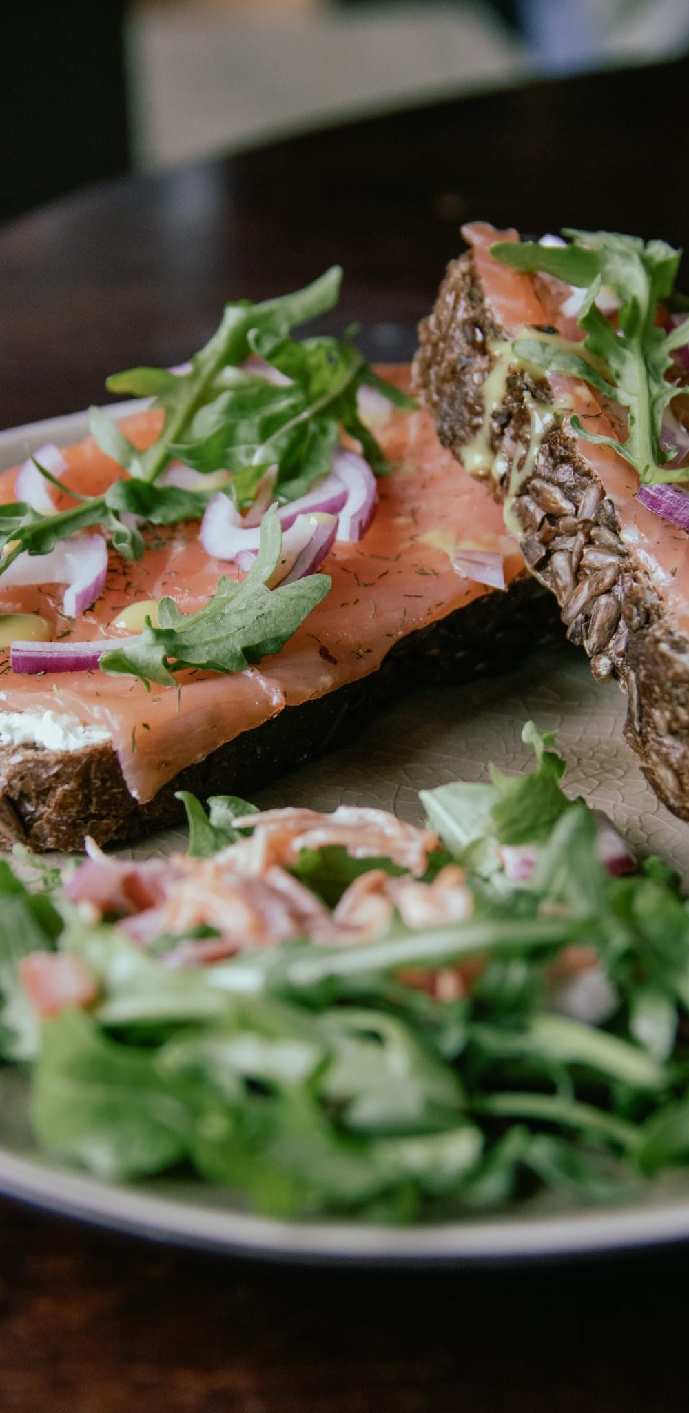 zalm op oerbrood ander kant
